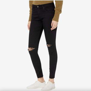 A&F All Day Comfort Stretch Denim  High Rise Skinny Jeans (Size 25)